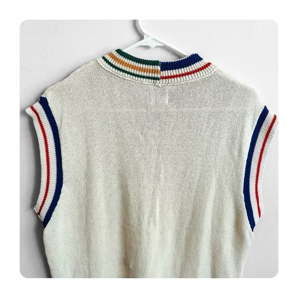 ★ Zara Unisex Limited Edition Asymmetrical Woven Vest 2023 SS - Cream ★